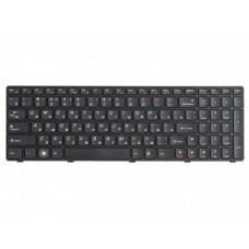 25201857 клавиатура для ноутбука Lenovo IdeaPad G580, G585, Z580, Z580A, Z585, Z780, черная с рамкой, гор. Enter