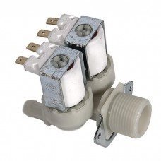49023143 клапан подачи воды для стиральной машины Whirlpool, Electrolux, Zanussi, AEG, Beko, Daewoo, Indesit, Ariston, Candy, Samsung, Gorenje, LG, 2W x 180 °