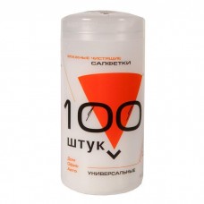 KBU-100 салфетки для компьютерной техники в банке, 100 шт