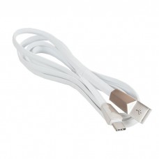 6957531041986 кабель USB HOCO x4 Zinc Alloy rhombus Type-C, белый