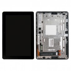 ME102A дисплей в сборе с тачскрином и передней панелью для Asus MeMO Pad 10 ME102A черный,с разбора, царапины