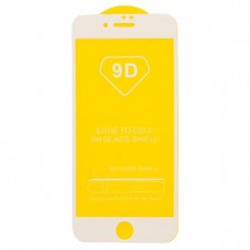 защитное стекло 9D для Apple iPhone 7, iPhone 8, белый