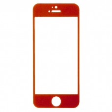 защитное стекло 3D/5D на дисплей для Apple iPhone 5, 5S, 5C, SE, золотой