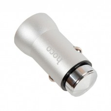 6957531046493 автомобильное зарядное устройство HOCO z4 QC2.0 Car charger, серебряный поврежденная упаковка