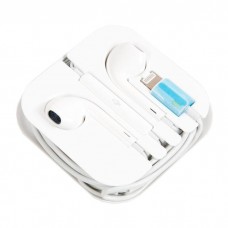 6957531067269 наушники HOCO l7 lightning converse earphone, белый поврежденная упаковка