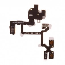 821-1033-A шлейф с аудио разъемом и кнопками громкости для Apple iPhone 4, белый